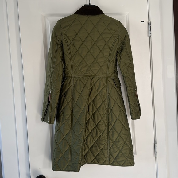 Authentic Burberry Monogram Motif Quilted Riding Coat - Picture 3 of 17